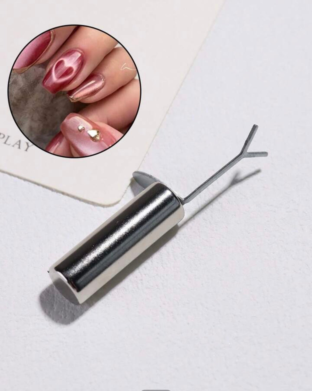 Y-shape Cat Eye Magnet 3D Love Heart Effect