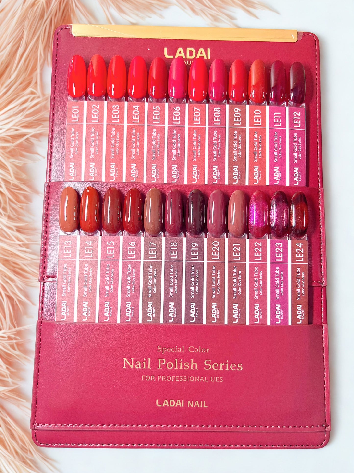 💄 LADAI 24 Red Tone Gel Polish Full Set