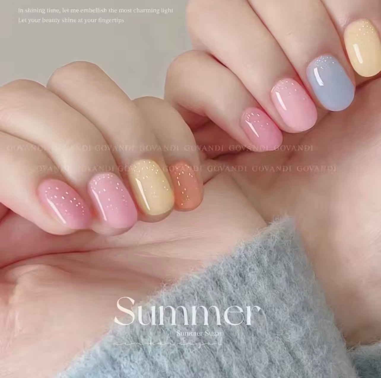 GOVANDI Candy Gel 8 Colors Collection