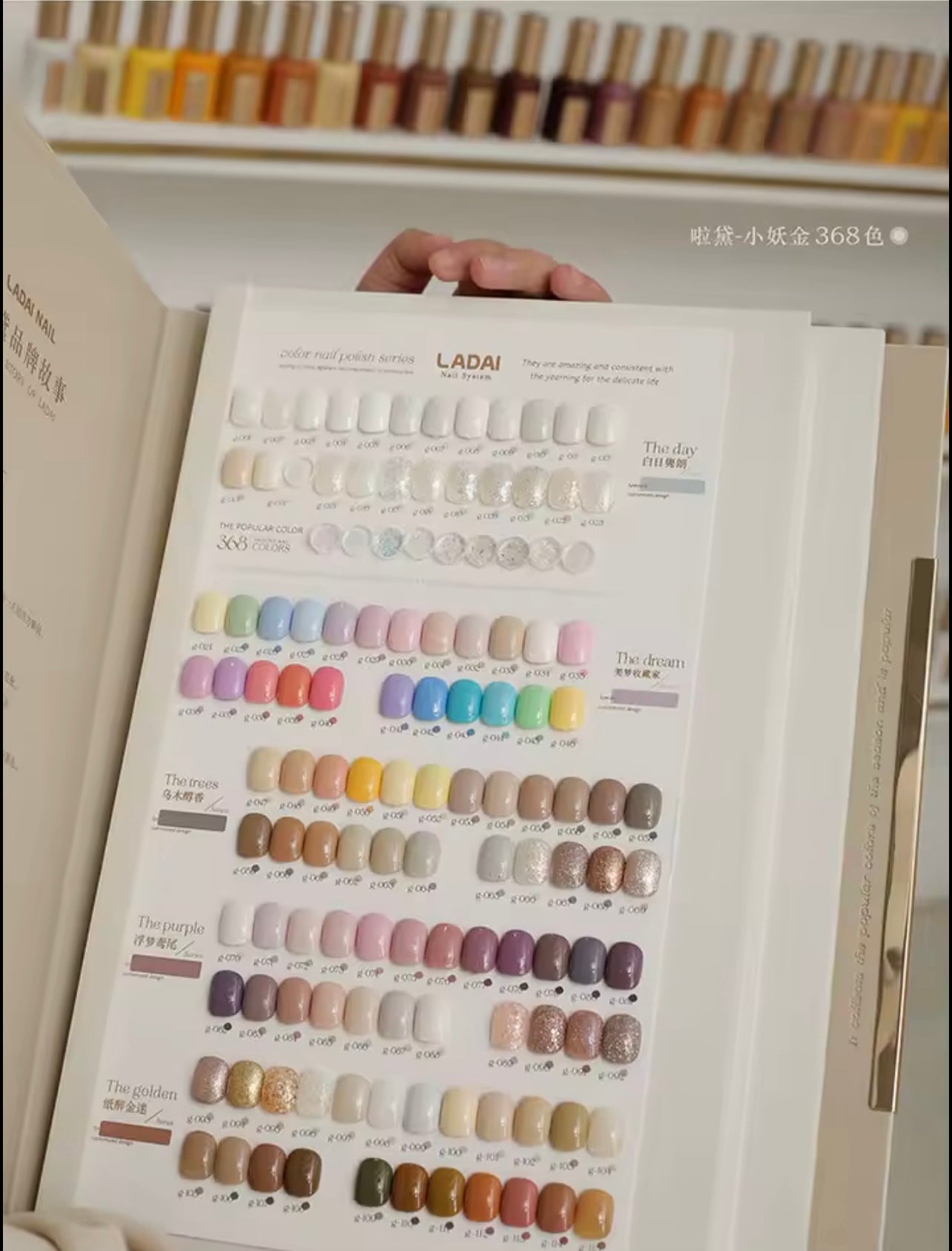 PRE-ORDER (5% Off) 🎈LADAI 368 Colors Gel Polish Set
