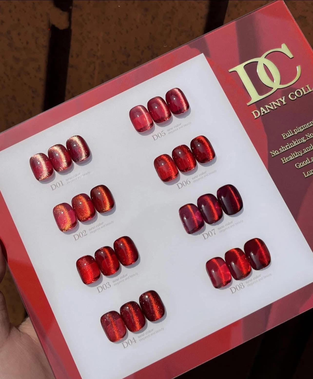 DANNY COLL Cat Eye 8 Red Color