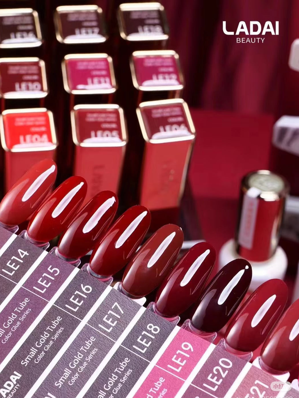 💄 LADAI 24 Red Tone Gel Polish Full Set