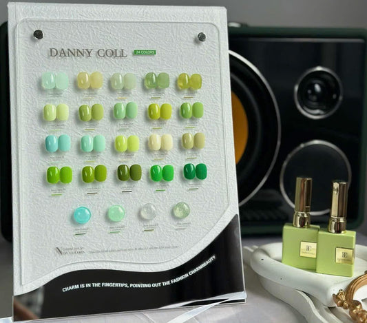 DANNY COLL 24 Green Gel Color Collection
