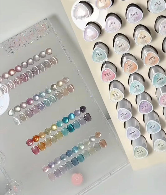 ROUNI Cat Eye Gel Polish Set - 40 Color Set