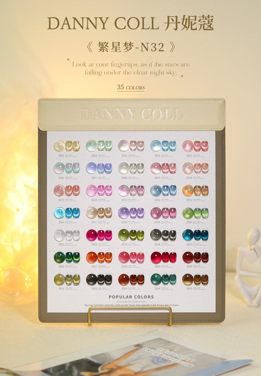 Bộ sơn gel mắt mèo 35 màu DANNY COLL – Bộ sưu tập cho mọi mùa 