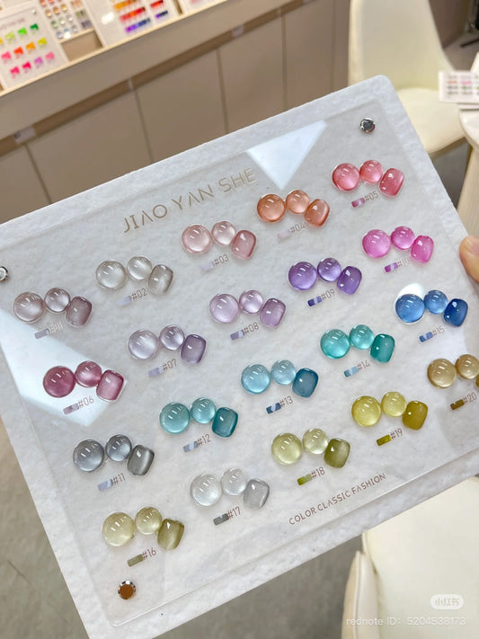 ✨ JIAOYANSHE 20 Colors Cat Eye Gel Kit - New Collection ✨