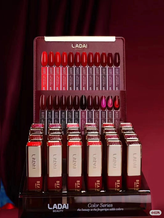 💄 LADAI 24 Red Tone Gel Polish Full Set