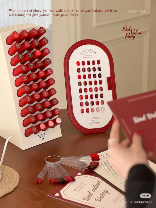 ROUNI Red Velvet HEMA-Free TPO-Free UV Gel - 40 Colors